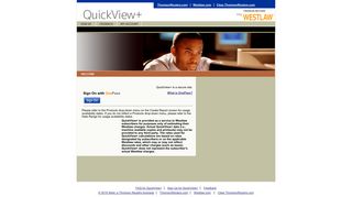 
                            7. Welcome to QuickView+ - Westlaw Clear Portal