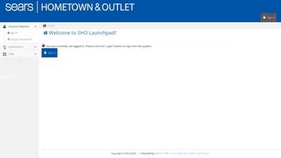 
                            1. Welcome to SHO Launchpad!' - login.shos.com