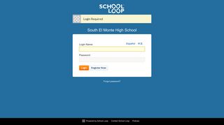 
                            2. Welcome to South El Monte High School - Schoolloop Semhs Portal