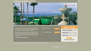 
                            3. Welcome to STARWOODpro - Sheraton Travel Agent Portal