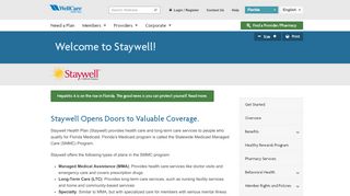 Welcome to Staywell!  WellCare