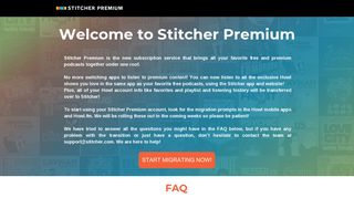
                            4. Welcome to Stitcher Premium - Stitcher Portal