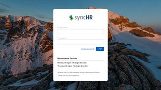 
                            6. Welcome to SyncHR ~ Login - Smart Warehousing Portal