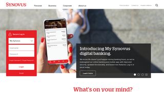 
                            1. Welcome to Synovus - Synovus - Athens First Bank Trust Portal