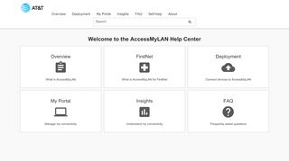 
                            3. Welcome to the AccessMyLAN Help Center - Access My Lan Portal