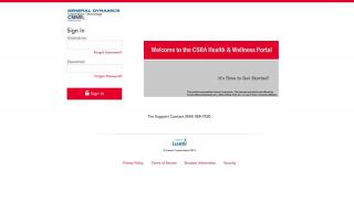 
Welcome to the CSRA Health & Wellness Portal
