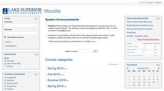 
                            4. Welcome to the LSSU Moodle Learning Management System - My Lssu Portal