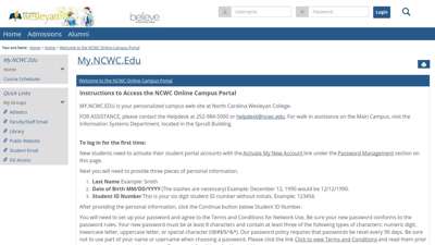 
                            2. Welcome to the NCWC Online Campus Portal - Home …