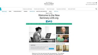 
                            5. Welcome to the New Seminary.LDS.org - Lds Wise Portal