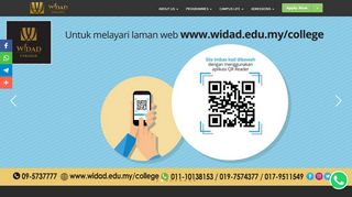 
                            2. Welcome to Widad College Website - Widad University College - Student Portal Widad College