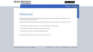 
                            1. Welcome to WSJ - Wsj Assessment Portal