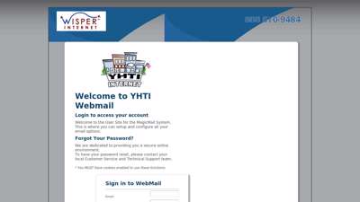 
                            4. Welcome to YHTI Webmail - Magic Mail Server: Login Page