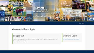
                            1. Welcome UC Davis Aggie - Uc Davis Housing Portal