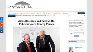
                            5. Welcome Weiss - Banyan Hill Publishing - Weiss Research Portal