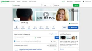 
                            2. WellCare Jobs in Tampa, FL | Glassdoor - Wellcare Careers Portal
