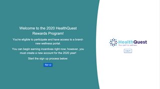 
                            5. Wellness Onboarding - Healthquest Portal