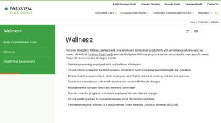 Wellness - Parkview Health