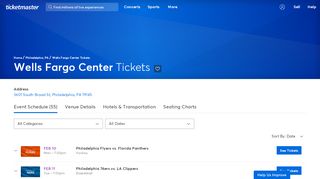 
                            5. Wells Fargo Center - Philadelphia | Tickets, Schedule, Seating ... - Wells Fargo Center Philly Portal