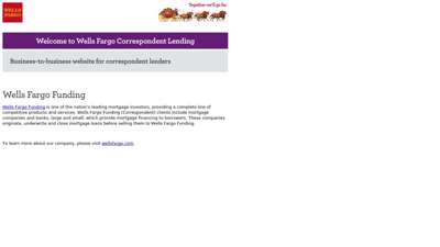 Wells Fargo Correspondent Lending