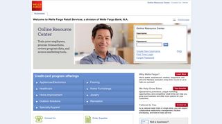
                            1. Wells Fargo Retail Services: Consumer Credit Card Programs - Wells Fargo Retail Services Portal