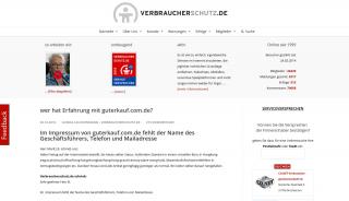
                            5. wer hat Erfahrung mit guterkauf.com.de? - Verbraucherschutz.de - Erfahrungen Portal Guter Kauf