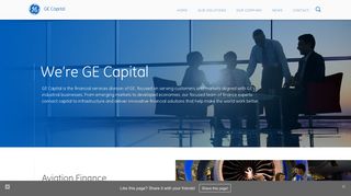 
                            2. We're GE Capital | GE Capital - Ge Capital Finance Portal