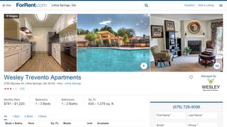 
                            6. Wesley Trevento Apartments For Rent in Lithia Springs, GA | ForRent ... - Wesley Creekside Apartments Resident Portal
