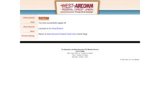 
                            2. West Aircomm FCU - West Aircomm Portal