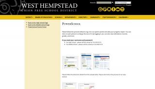 
                            5. West Hempstead Union Free School District Schools | PowerSchool - Parent Portal Whhs
