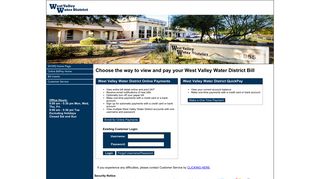 
                            3. West Valley Water District - Online Payments - OnlineBiller - Wvwd Portal