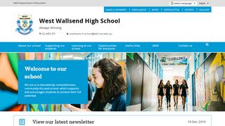 
                            4. West Wallsend High School: Home - West Wallsend High School Parent Portal