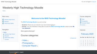 
                            5. Westerly High Technology Moodle - Whs Moodle Login