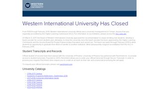 
Western International University | West Edu
