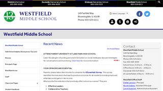 
                            7. Westfield Middle School - Bloomingdale School District 13 - Westfield Grade Portal