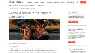 westfield signature insurance for contractors | Westfield ... - Westfield Contractor Portal