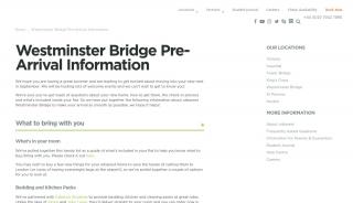 
                            7. Westminster Bridge Pre-Arrival Information | urbanest - Urbanest Portal