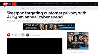 
                            7. Westpac targeting customer privacy with AU$50m annual ... - Westpac Citrix Portal