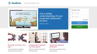 WestRock - Your Retirement Plan - Rocktenn Employee Portal