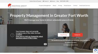 
                            5. Westrom Group: Property Management Services in Dallas, Saginaw - Westrom Group Tenant Portal