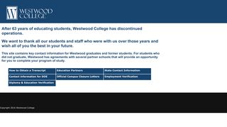 
                            5. Westwood College - Westwood Student Email Portal