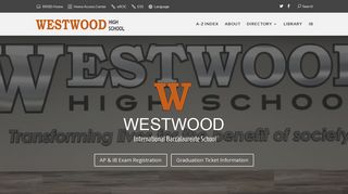 
                            2. Westwood High School | Round Rock ISD - Westwood Student Email Portal