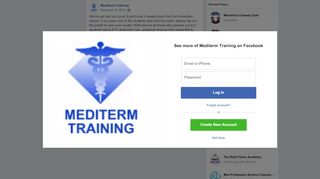 
                            5. We've just had our Level 2 and Level 3... - Mediterm Training | Facebook - Mediterm Portal