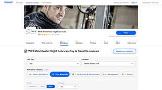 
                            6. WFS Worldwide Flight Services Pay & Benefits reviews - Indeed - Wfs Employee Portal