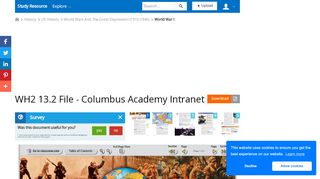 
                            6. WH2 13.2 File - Columbus Academy Intranet - studyres.com - Columbus Academy Intranet Portal
