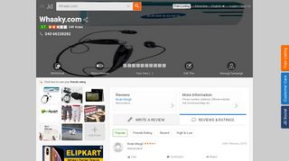 
                            2. Whaaky.com - Order Online Products in , Delhi - Justdial - Whaaky Login
