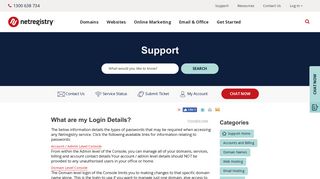 
                            5. What are my Login Details? - Netregistry - Www Netregistry Com Au Portal