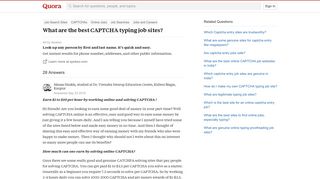 
                            9. What are the best CAPTCHA typing job sites? - Quora - Protypers Portal