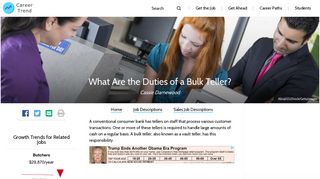 
                            1. What Are the Duties of a Bulk Teller? - Career Trend - Bulkteller Portal
