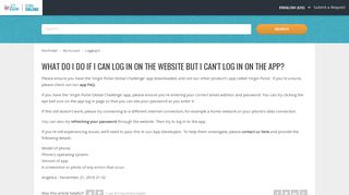 
                            4. What do I do if I can log in on the website but I can't - Need help? - Global Challenge Portal