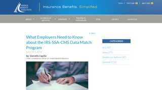 
                            5. What Employers Need to Know about the IRS-SSA-CMS Data ... - Cms Data Match Portal